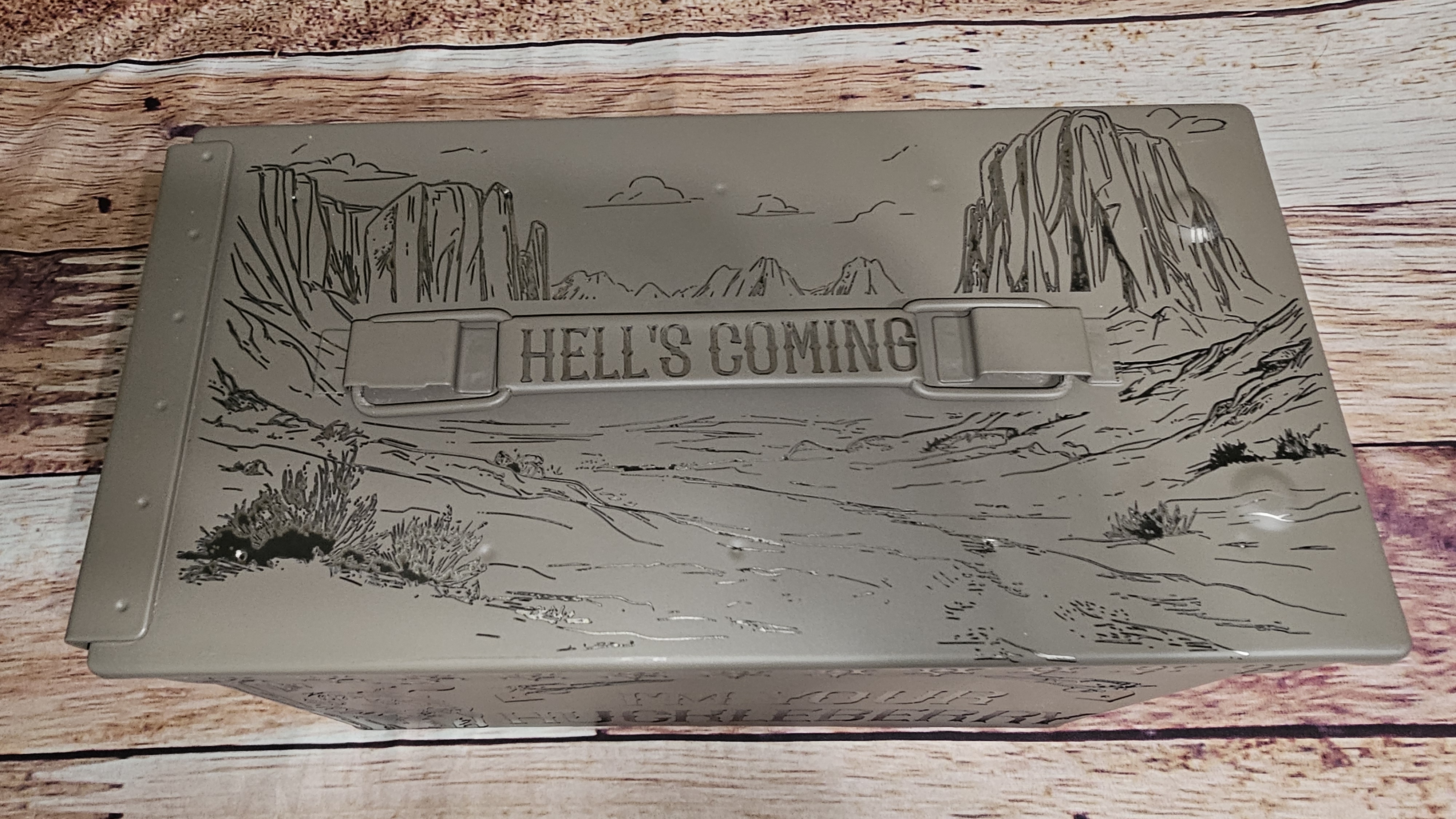 Custom Ammo Can - Laser engraved metal storage